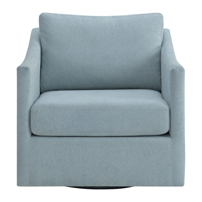 Acacia - Swivel Chair - Freya Light Blue – Swivel Chairs by Elements International at Furniture Wholesale Plus , Nashville furniture store