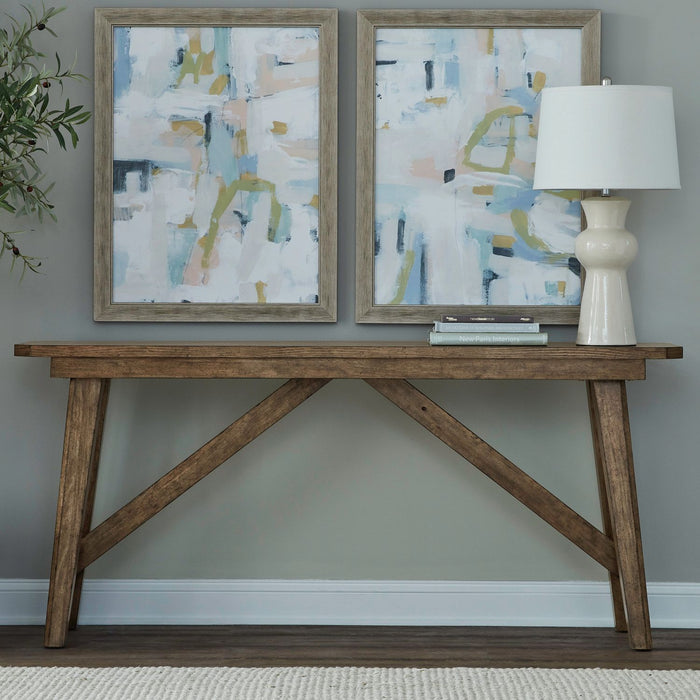 Carolina Park - Sofa Table - Amber Brown – Sofa Tables by Liberty Furniture at Furniture Wholesale Plus , Nashville furniture store