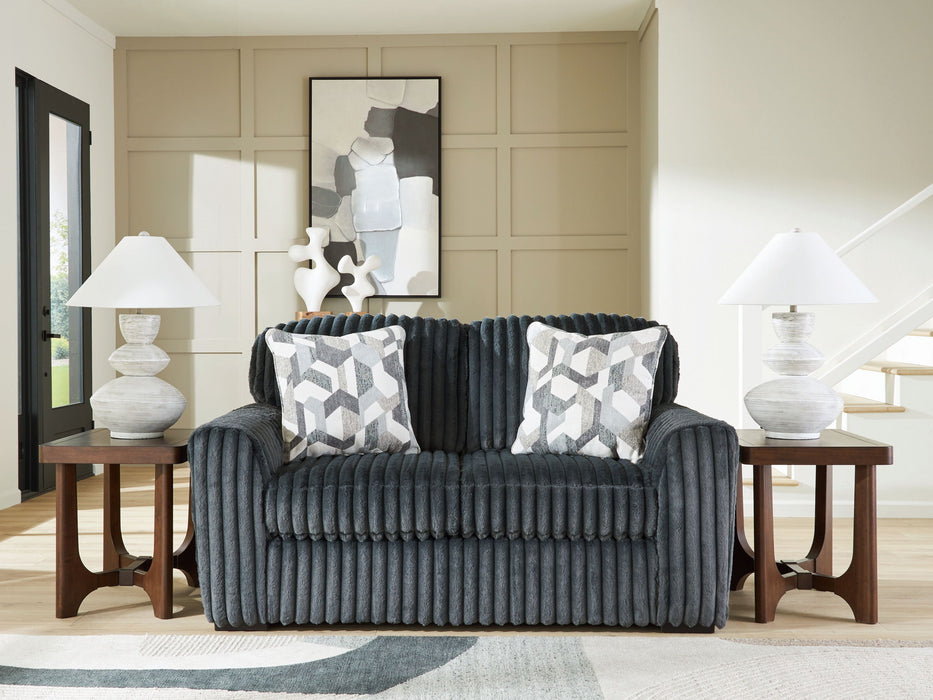 Midnight-Madness - Loveseat – Stationary Loveseats by Signature Design by Ashley® at Furniture Wholesale Plus , Nashville furniture store