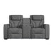 Blitz - Motion Loveseat With Console, And LED – Reclining Loveseats by Elements International at Furniture Wholesale Plus , Nashville furniture store