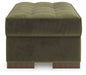 Caspian-Town - Oversized Accent Ottoman - Olive – Accent Ottomans by Signature Design by Ashley® at Furniture Wholesale Plus , Nashville furniture store