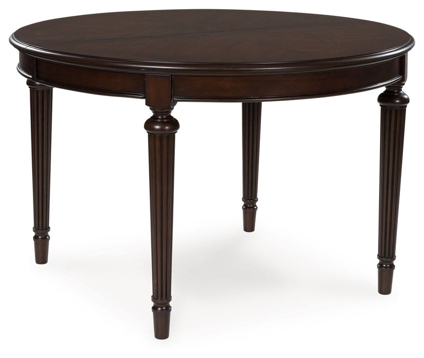 Lavinton - 8 Pc. - Dining Room Extension Table, 6 Side Chairs, Server - Brown – 8 + Piece Dining Room Sets by Signature Design by Ashley® at Furniture Wholesale Plus , Nashville furniture store