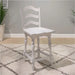 Magnolia Manor - Ladderback Swivel Counter Height Chair - Antique White & Weathered Bark – Swivel Chairs by Liberty Furniture at Furniture Wholesale Plus , Nashville furniture store