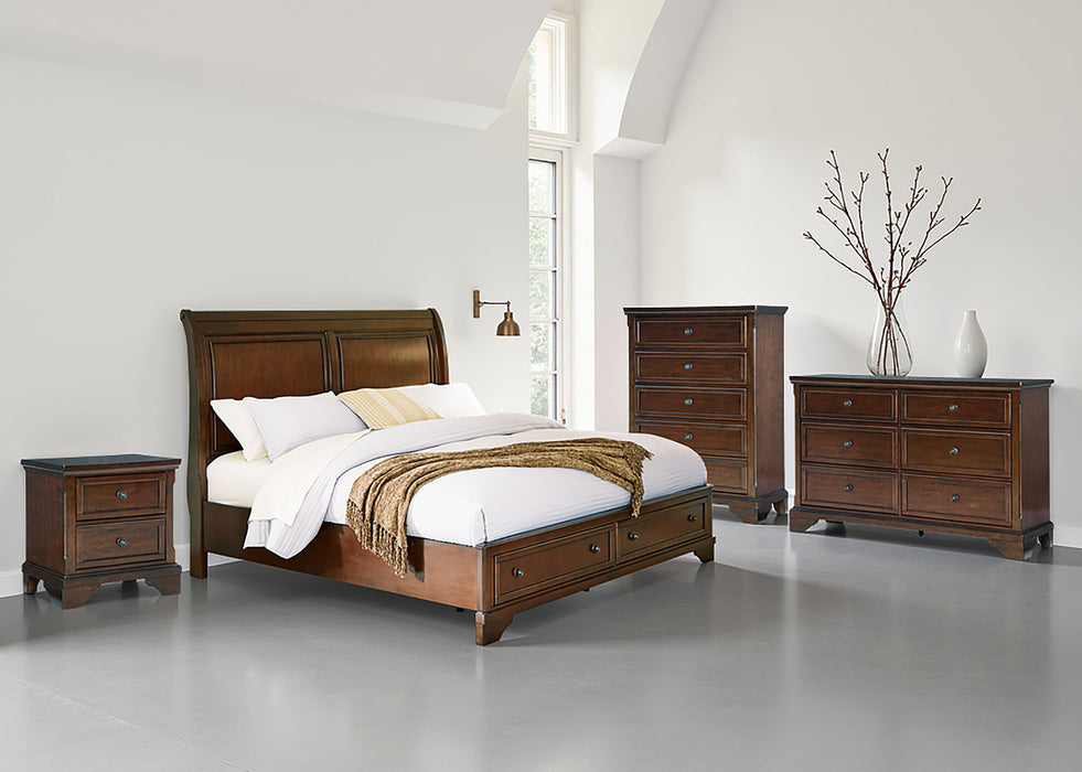 Trellington - Queen Sleigh Storage Bed - Brown – Storage Beds by Signature Design by Ashley® at Furniture Wholesale Plus , Nashville furniture store