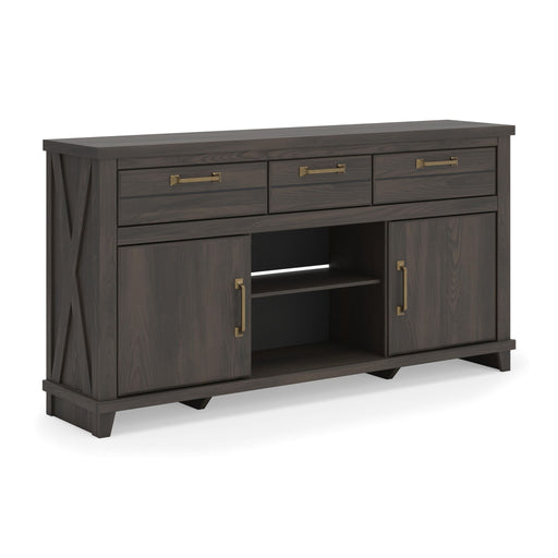 Brazen Valley - TV Stand With Fireplace Option – TV Stands by Signature Design by Ashley® at Furniture Wholesale Plus , Nashville furniture store