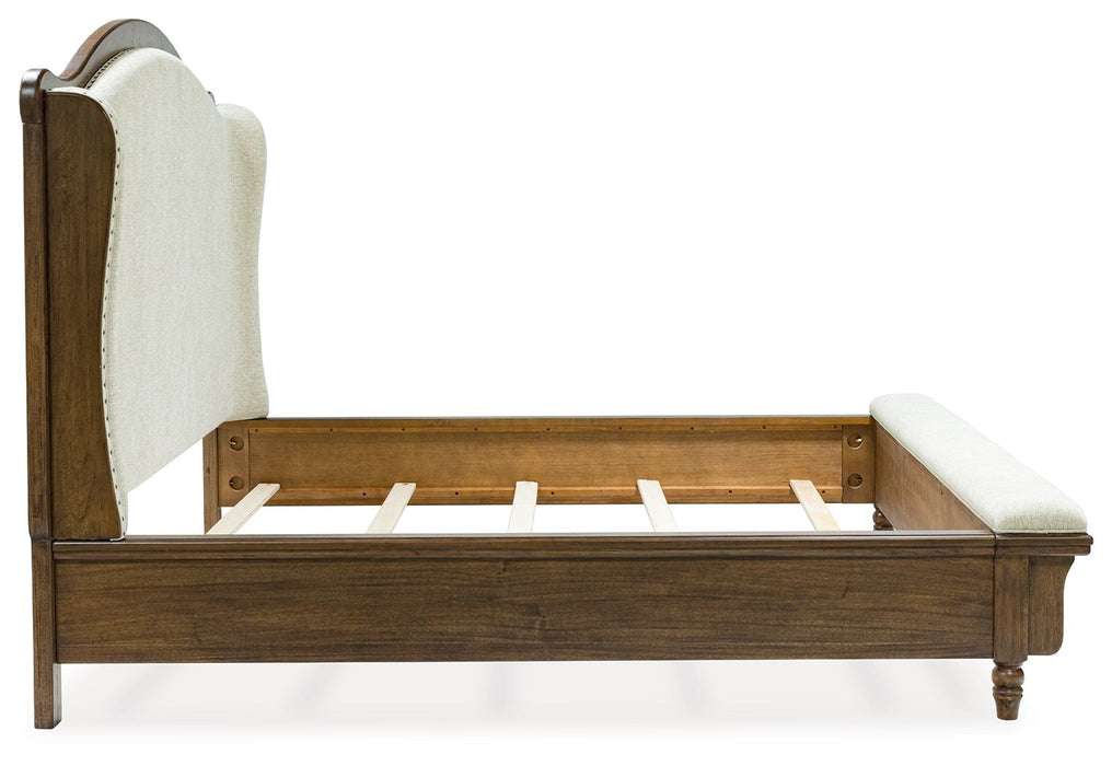 Sturlayne - Upholstered Panel Bed – Upholstered Beds by Benchcraft® at Furniture Wholesale Plus , Nashville furniture store