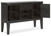 Galliden - Dining Room Server - Black – Servers by Signature Design by Ashley® at Furniture Wholesale Plus , Nashville furniture store
