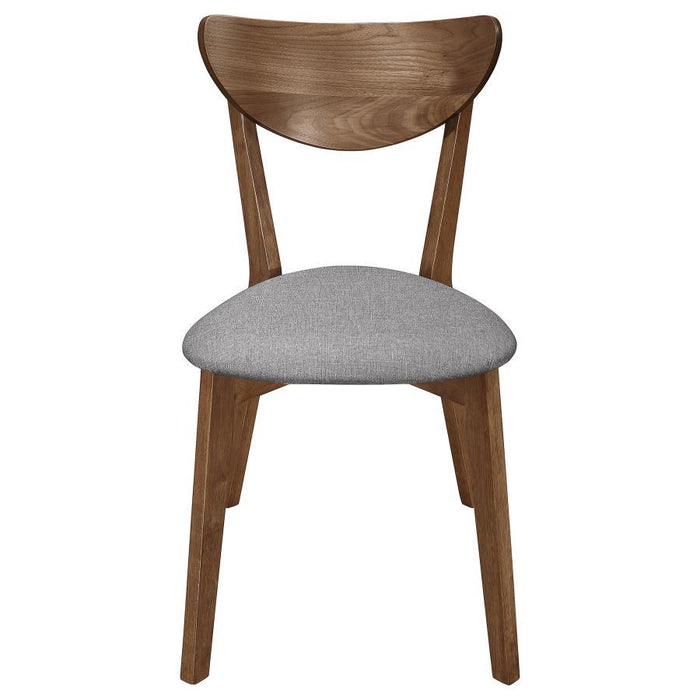 Alfredo - Dining Side Chair (Set of 2) - Gray And Natural Walnut - Premium Chair Sets from CoasterEveryday - Just $199! Shop now at Furniture Wholesale Plus  We are the best furniture store in Nashville, Hendersonville, Goodlettsville, Madison, Antioch, Mount Juliet, Lebanon, Gallatin, Springfield, Murfreesboro, Franklin, Brentwood