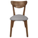Alfredo - Dining Side Chair (Set of 2) - Gray And Natural Walnut - Premium Chair Sets from CoasterEveryday - Just $199! Shop now at Furniture Wholesale Plus  We are the best furniture store in Nashville, Hendersonville, Goodlettsville, Madison, Antioch, Mount Juliet, Lebanon, Gallatin, Springfield, Murfreesboro, Franklin, Brentwood