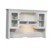 Allyson Park - Jr Executive Credenza Hutch - Wirebrushed White / Charcoal – Hutches by Liberty Furniture at Furniture Wholesale Plus , Nashville furniture store