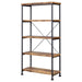 Analiese - 4-Shelf Bookshelf - Premium Standard Bookcases from CoasterEveryday - Just $219! Shop now at Furniture Wholesale Plus  We are the best furniture store in Nashville, Hendersonville, Goodlettsville, Madison, Antioch, Mount Juliet, Lebanon, Gallatin, Springfield, Murfreesboro, Franklin, Brentwood