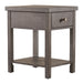 Modern Farmhouse - Drawer Chair Side Table – Chair Side Tables by Liberty Furniture at Furniture Wholesale Plus , Nashville furniture store