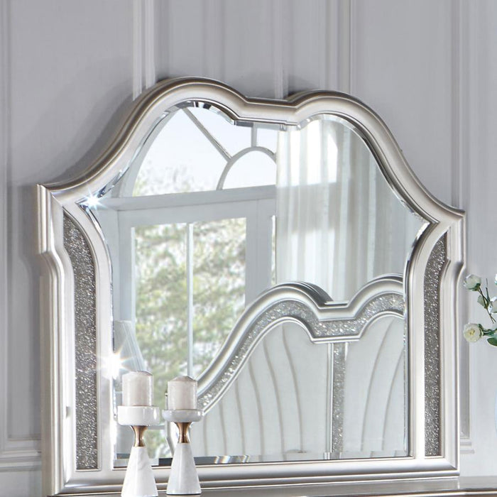 Evangeline - Dresser Mirror - Silver Oak – Mirrors by CoasterElevations at Furniture Wholesale Plus , Nashville furniture store