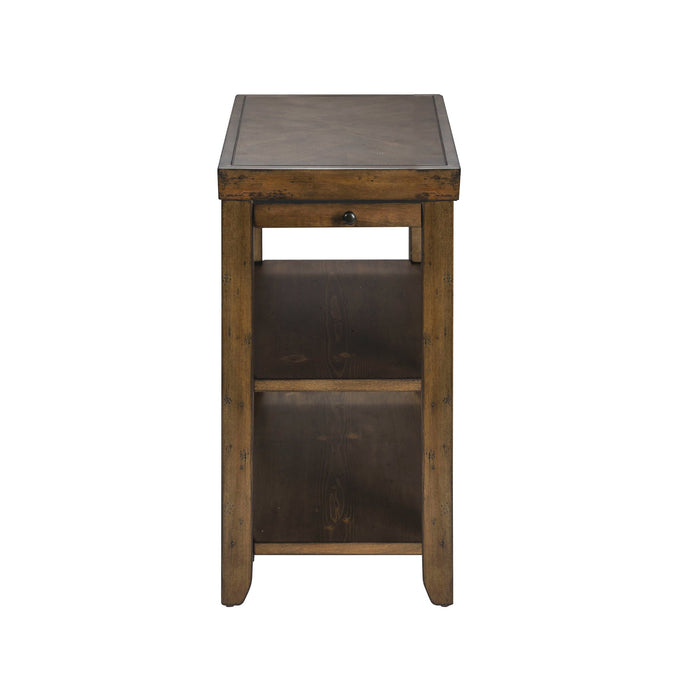 Mitchell - Chair Side Table - Nutmeg – Chair Side Tables by Liberty Furniture at Furniture Wholesale Plus , Nashville furniture store
