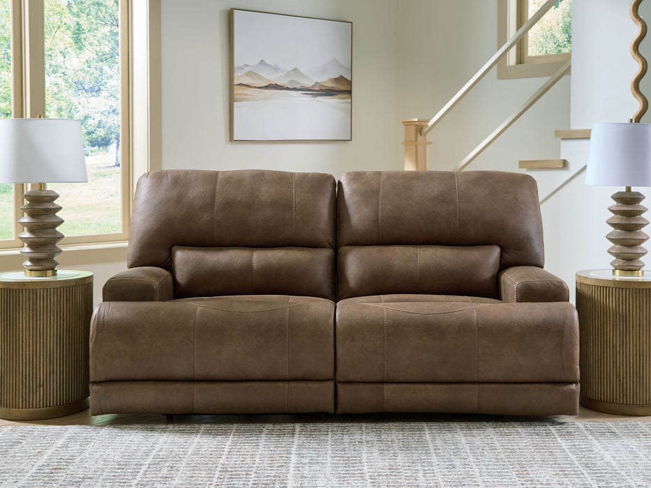 Beckley Place - 2 Seat Power Reclining Sofa With Adjustable Headrest - Earth – Reclining Sofas by Signature Design by Ashley® at Furniture Wholesale Plus , Nashville furniture store