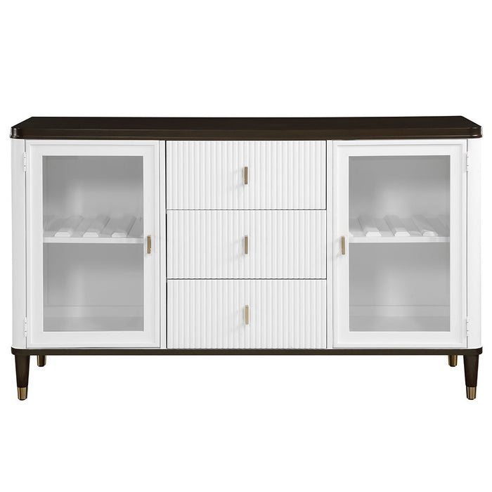 Carena - Server - White & Brown Finish - Premium Servers from ACME - Just $1339! Shop now at Furniture Wholesale Plus  We are the best furniture store in Nashville, Hendersonville, Goodlettsville, Madison, Antioch, Mount Juliet, Lebanon, Gallatin, Springfield, Murfreesboro, Franklin, Brentwood
