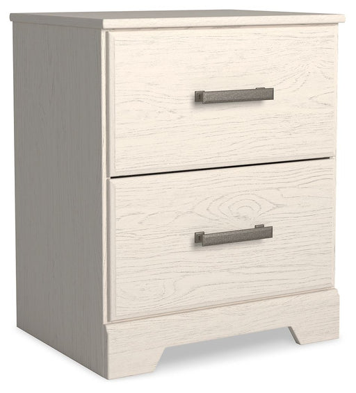 Stelsie - Two Drawer Night Stand - White – Accent Nightstands by Signature Design by Ashley® at Furniture Wholesale Plus , Nashville furniture store
