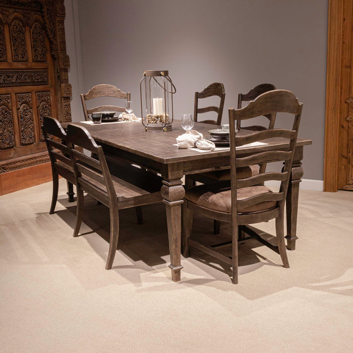 Paradise Valley - Rectangular Leg Table - Saddle Brown – Dining Tables by Liberty Furniture at Furniture Wholesale Plus , Nashville furniture store