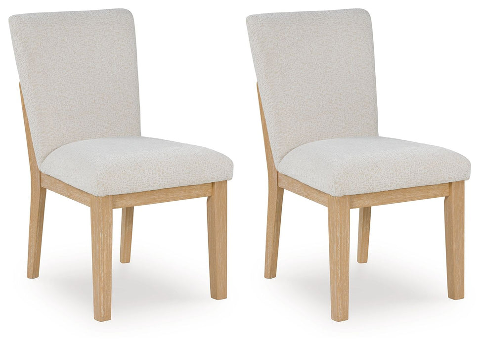Whittgate - Dining Upholstered Side Chair (Set of 2) - Light Brown