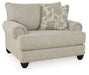 Asanti - Chair and a Half - Fog – Arm Chairs by Benchcraft® at Furniture Wholesale Plus , Nashville furniture store