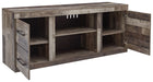Derekson - LG TV Stand w/Fireplace Option - Multi Gray – TV Stands by Signature Design by Ashley® at Furniture Wholesale Plus , Nashville furniture store