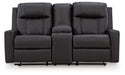 Mackmenville - Double Reclining Loveseat With Console – Reclining Loveseats by Benchcraft® at Furniture Wholesale Plus , Nashville furniture store