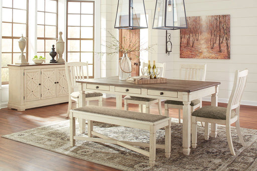 Bolanburg - Rectangular Dining Table Set - Premium 5 Piece Dining Room Sets from Signature Design by Ashley® - Just $1298! Shop now at Furniture Wholesale Plus  We are the best furniture store in Nashville, Hendersonville, Goodlettsville, Madison, Antioch, Mount Juliet, Lebanon, Gallatin, Springfield, Murfreesboro, Franklin, Brentwood