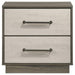 Fenwick - 2-Drawer Nightstand Bedside Table - Gray Oak – Accent Nightstands by Coaster Fine Furniture at Furniture Wholesale Plus , Nashville furniture store
