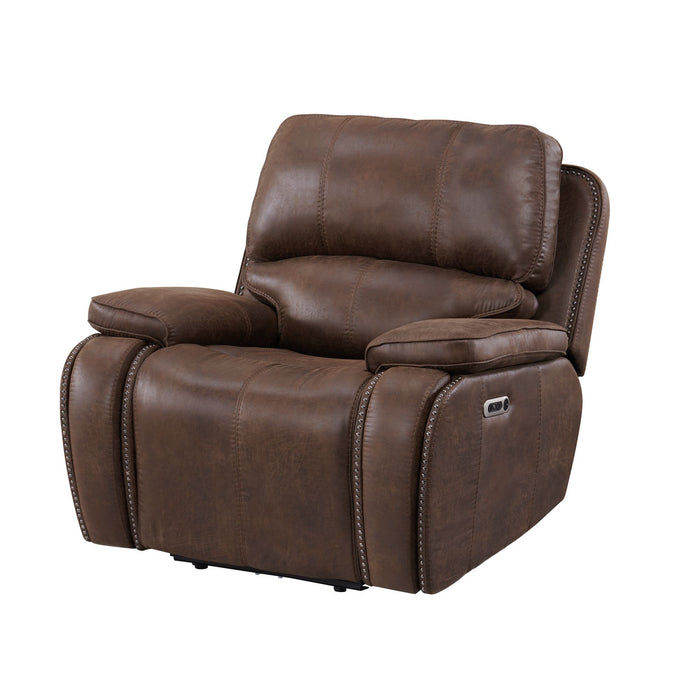 Atlantis - Power Motion Recliner With Power Head Recliner - Heritage Brown – Reclining Chairs by Elements International at Furniture Wholesale Plus , Nashville furniture store