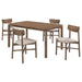 Parkridge - Wood Dining Set – 5 Piece Dining Room Sets by Coaster Fine Furniture at Furniture Wholesale Plus , Nashville furniture store