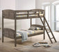 Flynn - Wood Bunk Bed – Bunk Beds by CoasterEveryday at Furniture Wholesale Plus , Nashville furniture store