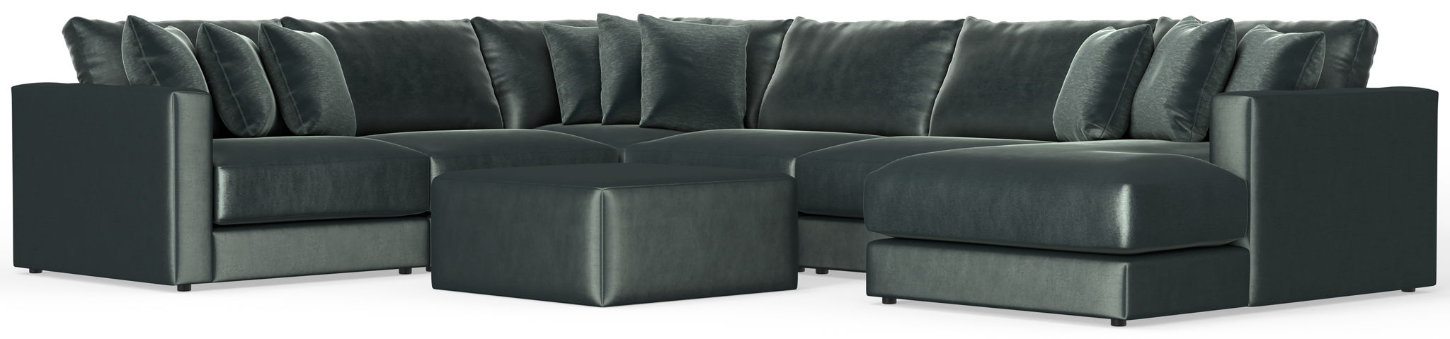 Remington - Modular Sofa And Cocktail Ottoman – 2 Piece Living Room Sets by Jackson at Furniture Wholesale Plus , Nashville furniture store
