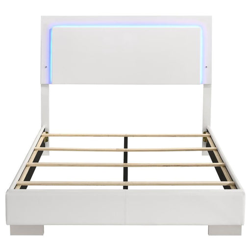 Felicity - Wood LED Panel Bed - Premium Panel Beds from CoasterEssence - Just $439! Shop now at Furniture Wholesale Plus  We are the best furniture store in Nashville, Hendersonville, Goodlettsville, Madison, Antioch, Mount Juliet, Lebanon, Gallatin, Springfield, Murfreesboro, Franklin, Brentwood
