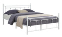 Canon Queen Metal Slatted Headboard Platform Bed - White - Premium Bed from Coaster Z2 Standard - Just $230! Shop now at Furniture Wholesale Plus  We are the best furniture store in Nashville, Hendersonville, Goodlettsville, Madison, Antioch, Mount Juliet, Lebanon, Gallatin, Springfield, Murfreesboro, Franklin, Brentwood