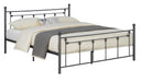 Canon Queen Metal Slatted Headboard Platform Bed - Gunmetal - Premium Bed from Coaster Z2 Standard - Just $230! Shop now at Furniture Wholesale Plus  We are the best furniture store in Nashville, Hendersonville, Goodlettsville, Madison, Antioch, Mount Juliet, Lebanon, Gallatin, Springfield, Murfreesboro, Franklin, Brentwood