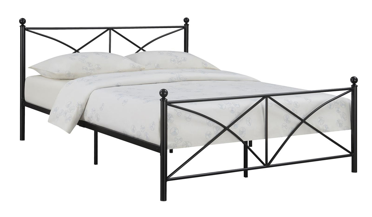 Hart Queen Platform Bed Black - Premium Bed from Coaster Z2 Standard - Just $210! Shop now at Furniture Wholesale Plus  We are the best furniture store in Nashville, Hendersonville, Goodlettsville, Madison, Antioch, Mount Juliet, Lebanon, Gallatin, Springfield, Murfreesboro, Franklin, Brentwood