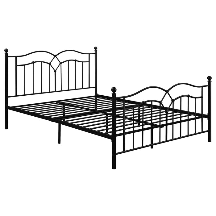 Klossen Queen Platform Bed Black - Premium Bed from Coaster Z2 Standard - Just $258! Shop now at Furniture Wholesale Plus  We are the best furniture store in Nashville, Hendersonville, Goodlettsville, Madison, Antioch, Mount Juliet, Lebanon, Gallatin, Springfield, Murfreesboro, Franklin, Brentwood