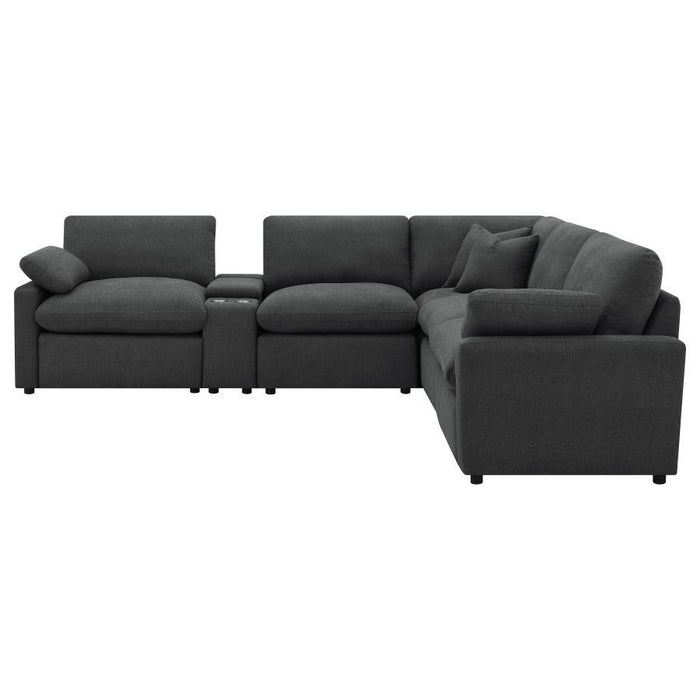 Collins - 6-Piece Modular Power Reclining Sectional – Reclining Sectionals by Coaster Fine Furniture at Furniture Wholesale Plus , Nashville furniture store