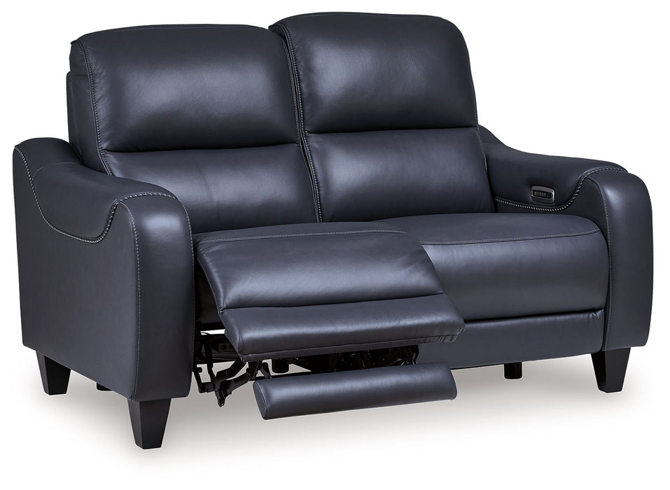 Mercomatic - Power Reclining Loveseat With Adj Headrest – Reclining Loveseats by Signature Design by Ashley® at Furniture Wholesale Plus , Nashville furniture store