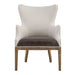 George - Wingback Accent Chair - Two Tone – Wingback Chairs by Steve Silver Furniture at Furniture Wholesale Plus , Nashville furniture store