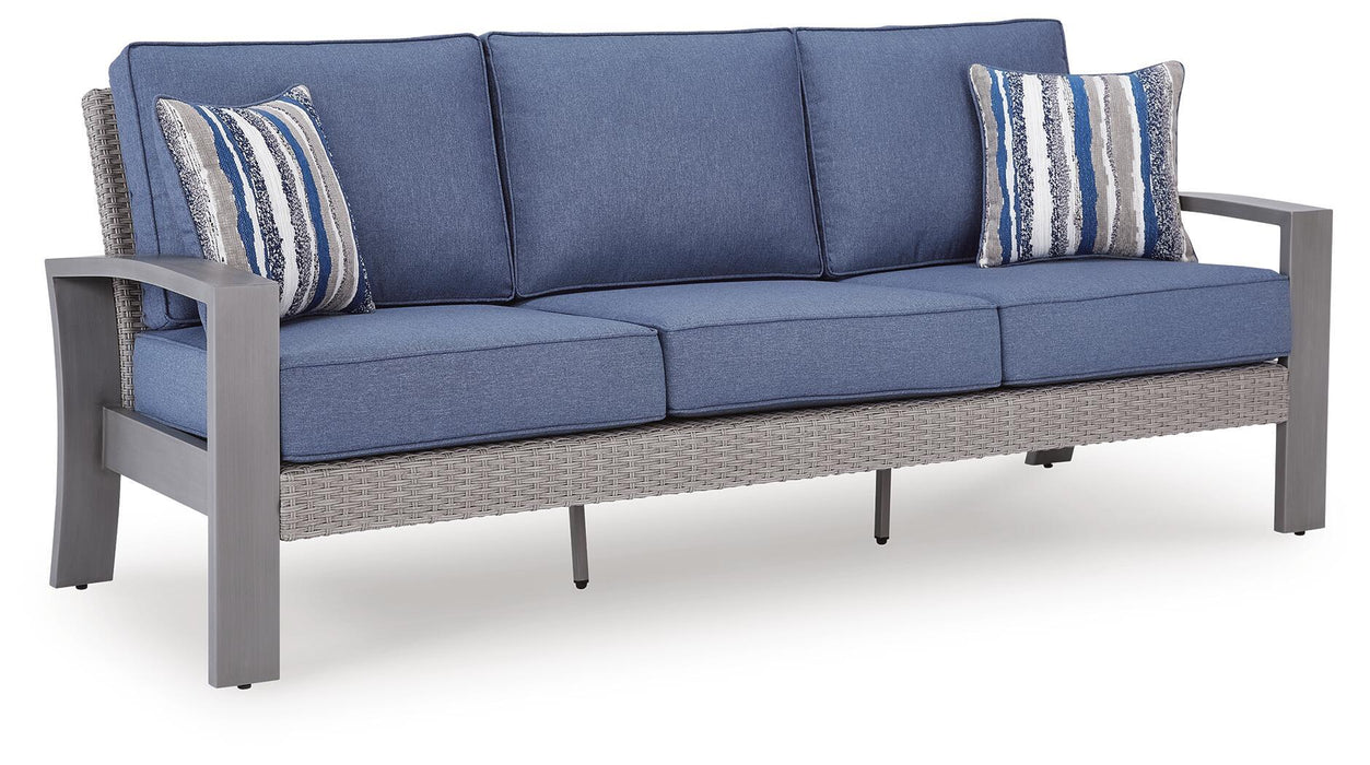 Half Moon Beach - Sofa With Cushion - Blue / Gray – Sofas by Signature Design by Ashley® at Furniture Wholesale Plus , Nashville furniture store