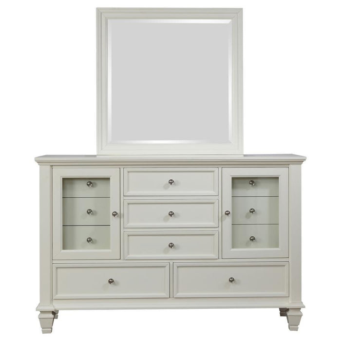 Sandy Beach - 11-drawer Dresser With Mirror – Dresser & Mirror by CoasterEssence at Furniture Wholesale Plus , Nashville furniture store
