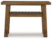 Mackifeld - Sofa Table - Warm Brown – Sofa Tables by Signature Design by Ashley® at Furniture Wholesale Plus , Nashville furniture store