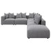 Jennifer - Upholstered Modular Sectional – Stationary Sectionals by CoasterElevations at Furniture Wholesale Plus , Nashville furniture store