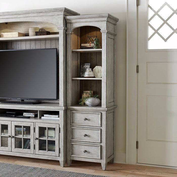 Heartland - Right Pier - Antique White / Tobacco Tops – Piers by Liberty Furniture at Furniture Wholesale Plus , Nashville furniture store