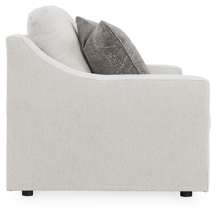 Maitelynn - Loveseat - Chalk – Stationary Loveseats by Ashley® at Furniture Wholesale Plus , Nashville furniture store