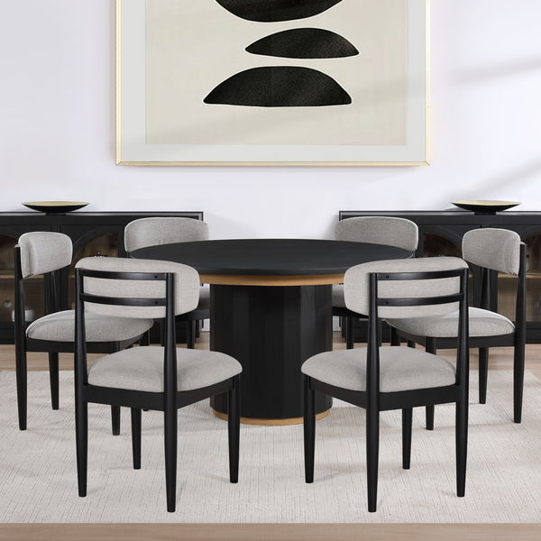 Magnolia - Round Dining Set – 5 Piece Dining Room Sets by Steve Silver Furniture at Furniture Wholesale Plus , Nashville furniture store