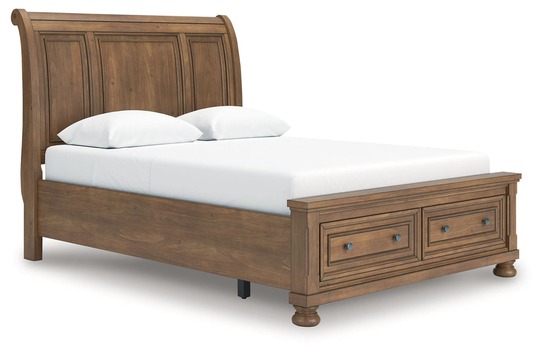 Feddinger - Storage Sleigh Bed – Storage Beds by Signature Design by Ashley® at Furniture Wholesale Plus , Nashville furniture store