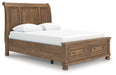 Feddinger - Storage Sleigh Bed – Storage Beds by Signature Design by Ashley® at Furniture Wholesale Plus , Nashville furniture store