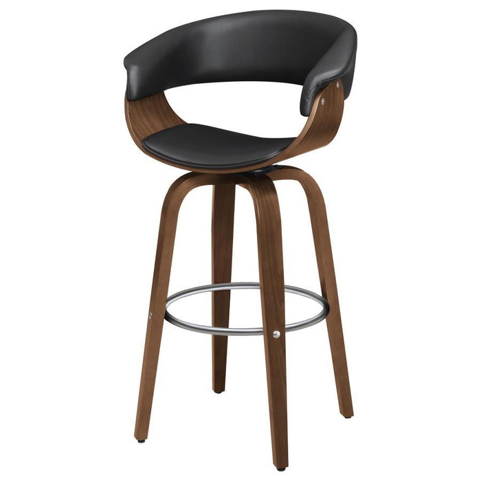 Zion - Upholstered Swivel Bar Stool – Bar Height (28"-30") by CoasterEssence at Furniture Wholesale Plus , Nashville furniture store